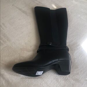 Clarks Black Heeled Boots- NEW
